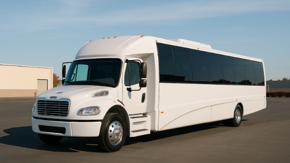 Exterior of Charter Bus Company Hillsborough's 28 Passenger Mini bus in Hillsborough