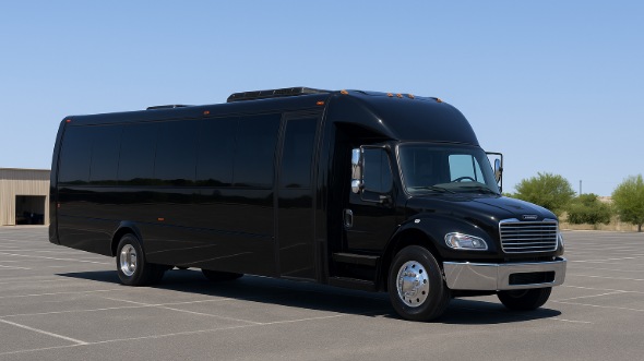 Exterior of Charter Bus Company Hillsborough's 30 Passenger Minibus in Hillsborough