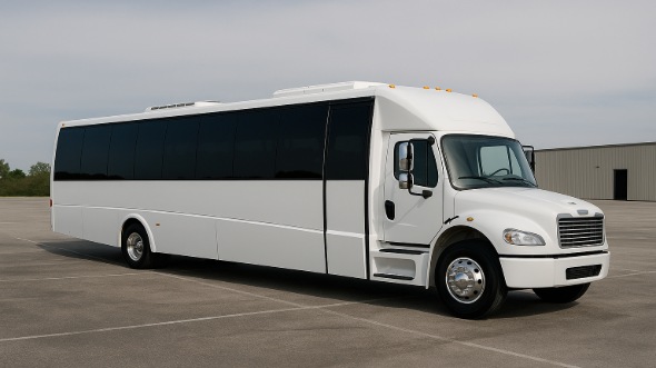 Exterior of Charter Bus Company Hillsborough's 35 Passenger Minibus in Hillsborough