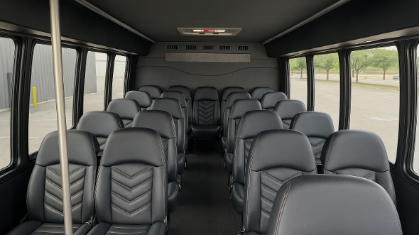 hillsborough 18 passenger minibus inside