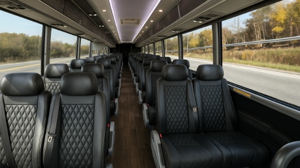 hillsborough 20 passenger minibus inside