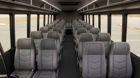 hillsborough 28 passenger minibus inside