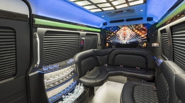 hillsborough sprinter limo rental inside