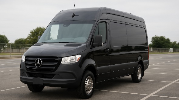 Exterior of Charter Bus Company Hillsborough's Sprinter Limo in Hillsborough